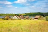 Viking village Haithabu, Busdorf, Schleswig-Holstein, Germany, Europe.