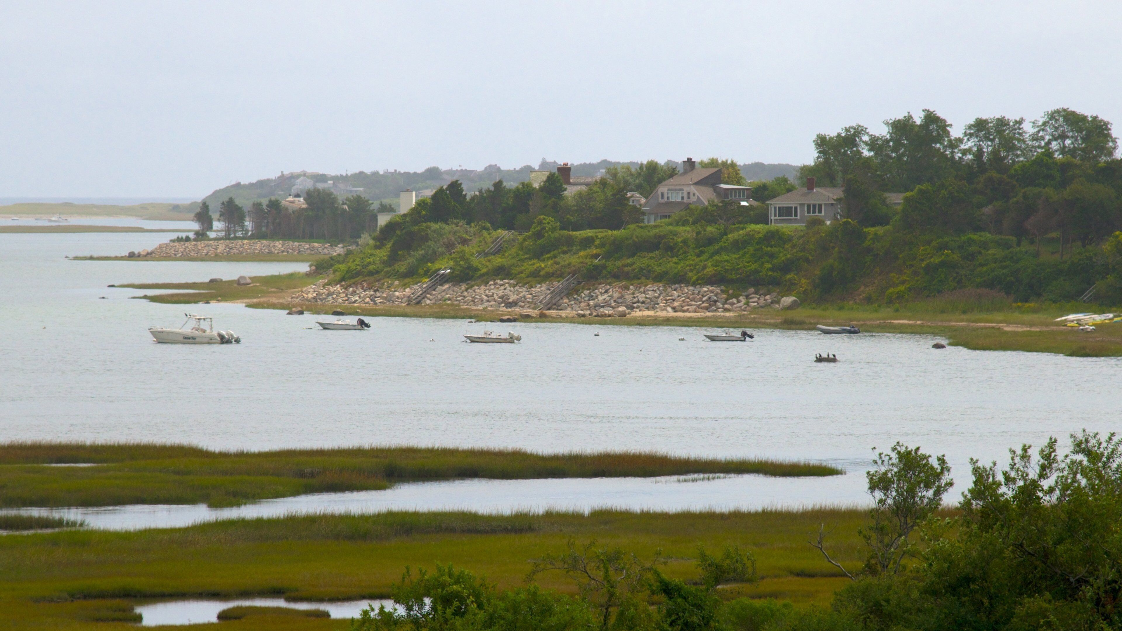 Salt Pond Visitor Center which includes a lake or waterhole, tranquil scenes and boating