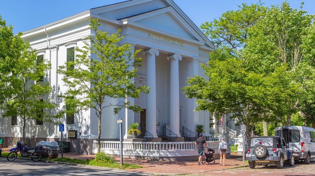P5EH30 The Nantucket Atheneum, a historic public library in Nantucket, Massachusetts.