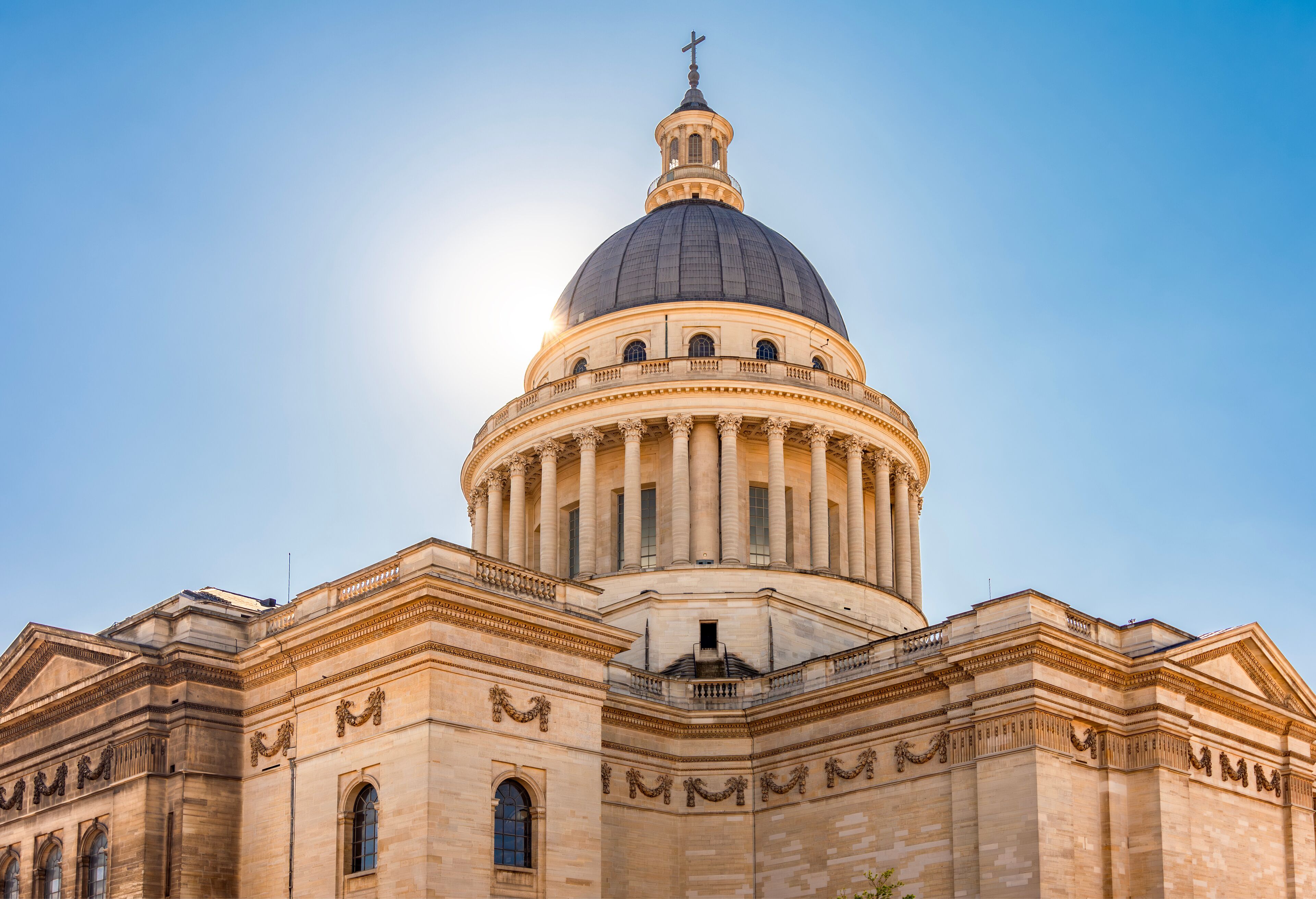 Pantheon building in Latin quarter, Paris, France