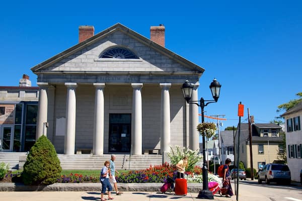 Pilgrim Hall Museum which includes street scenes and heritage architecture as well as a small group of people