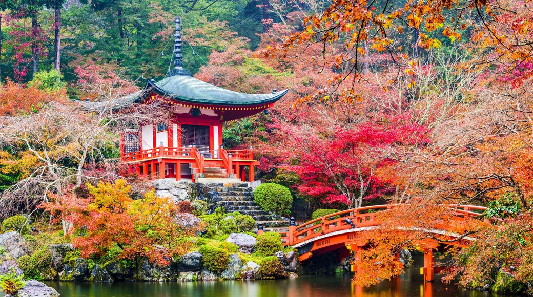 Kyoto, Japan at Daigoji Temple in Autumn.