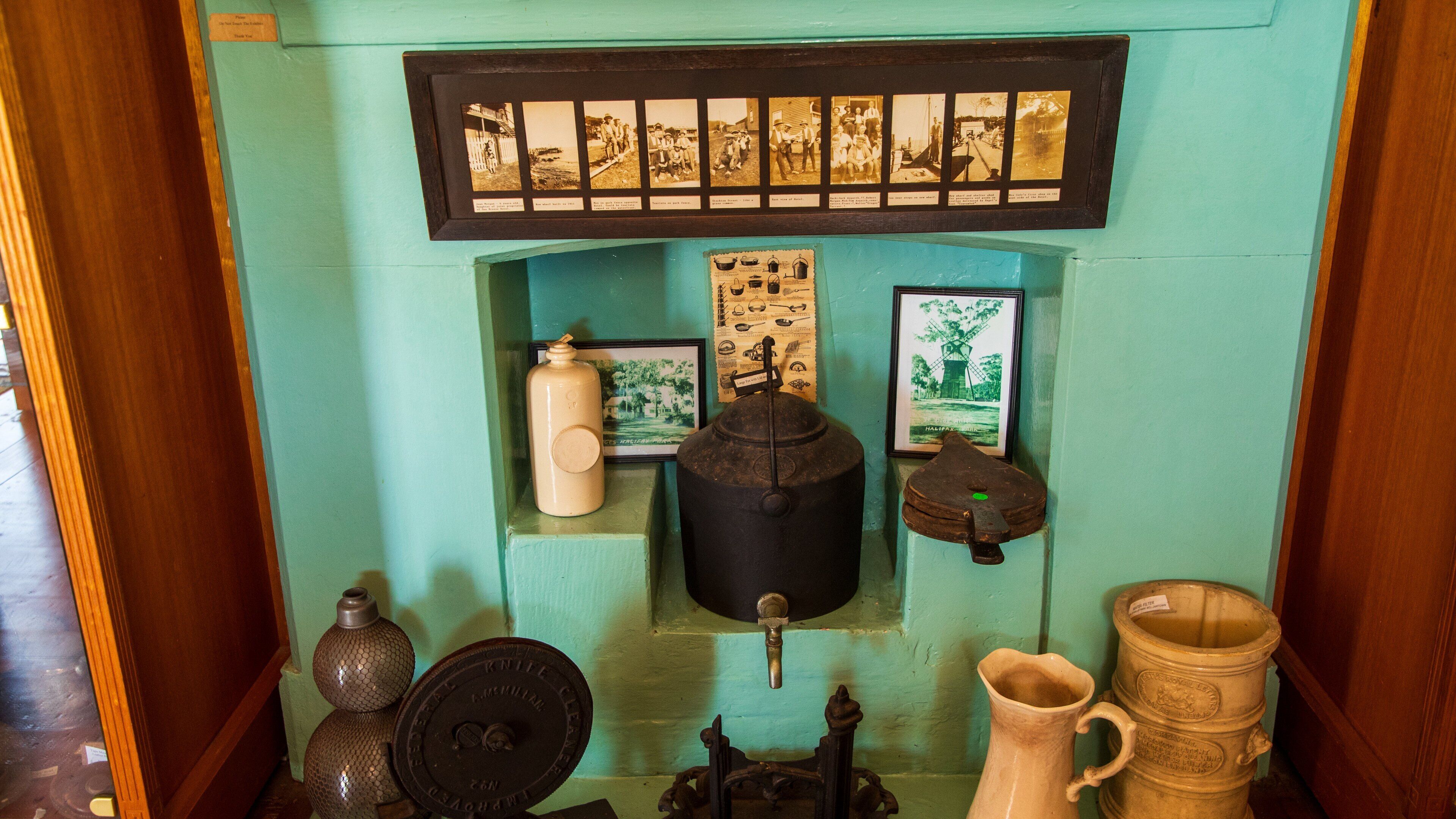 Nelson Head Lighthouse which includes interior views and heritage elements