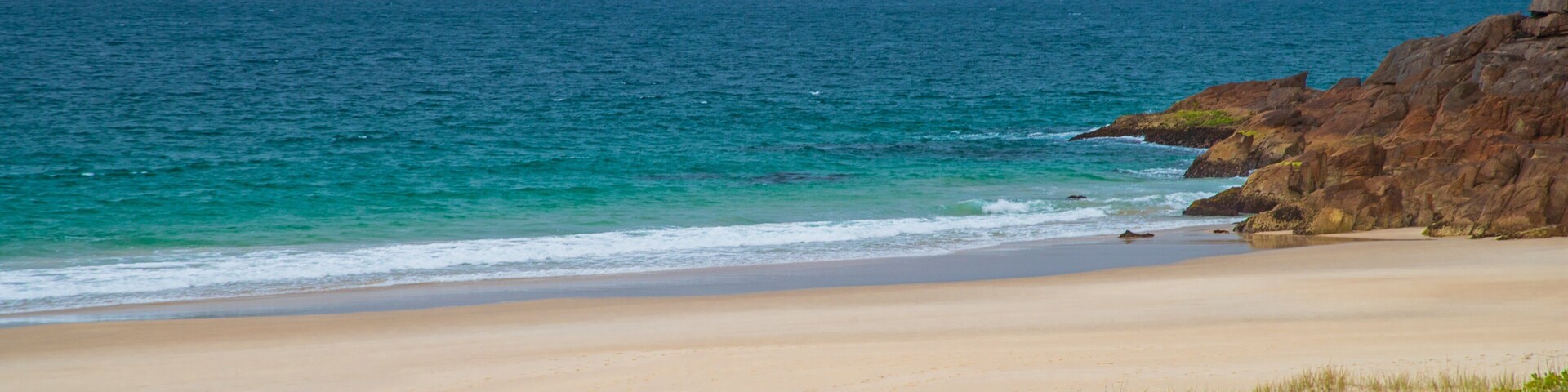 Tomaree National Park featuring general coastal views and a sandy beach