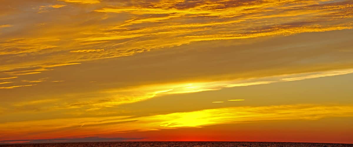 Sunset over Saginaw Bay. For some reason looking out over Saginaw Bay you will see higher than average spectacular sunsets.