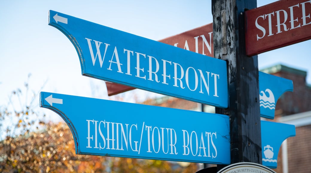 Main Street Hyannis showing signage