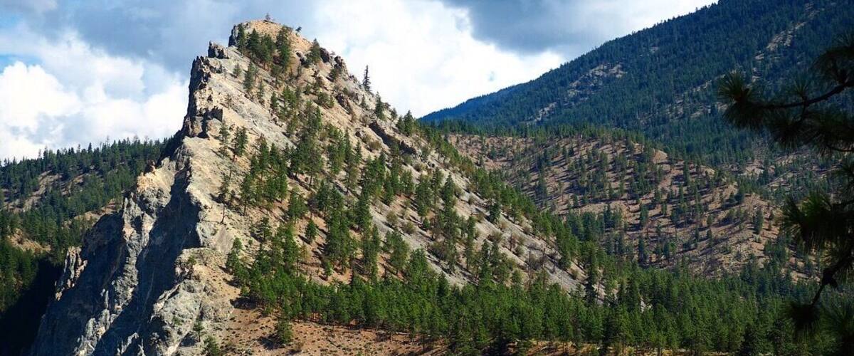Surprise desert and mountain landscapes meet