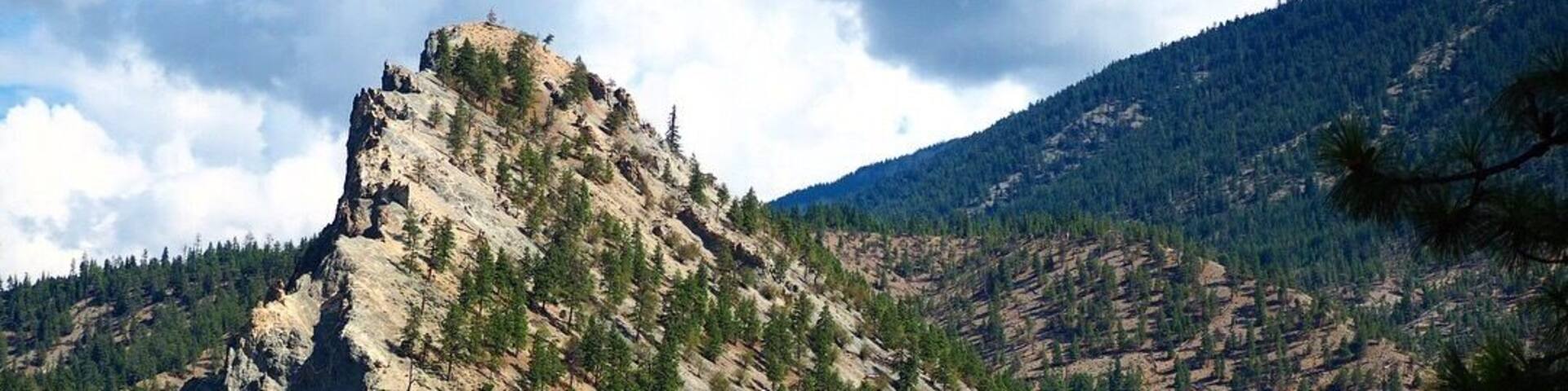 Surprise desert and mountain landscapes meet