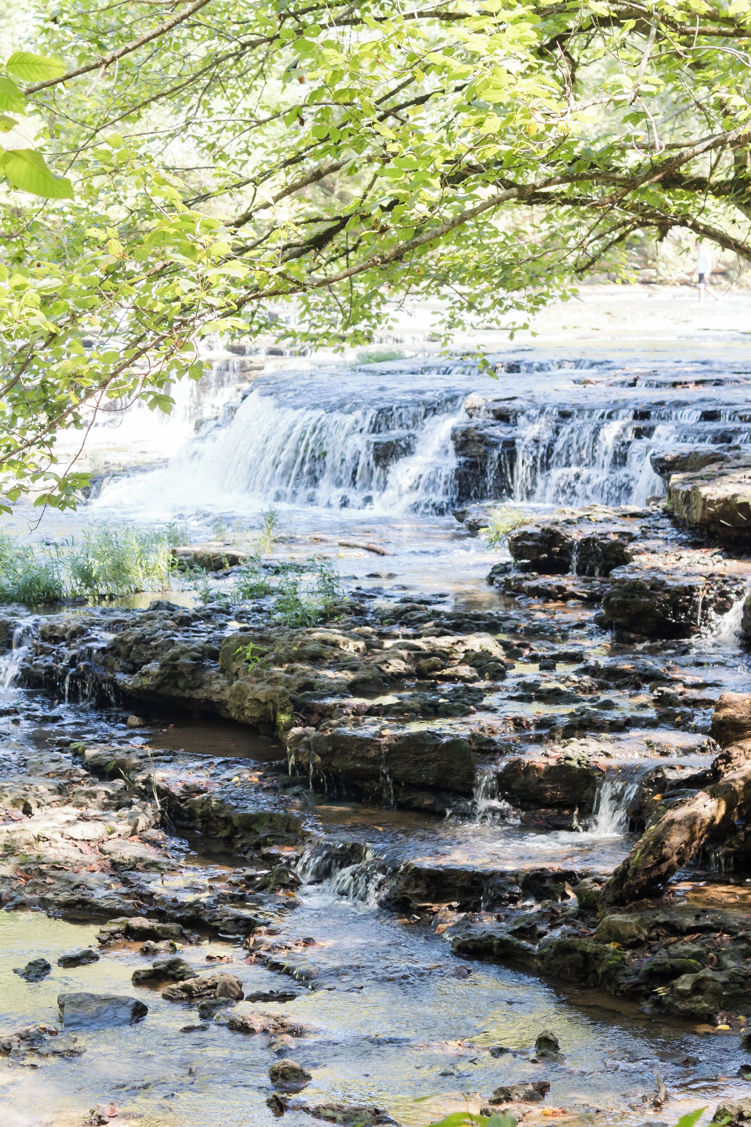 Learn how to visit Burgess Falls State Park. Read my full hiking guide here: https://thewalkingmermaid.com/blog/burgess-falls-state-park-tennessee