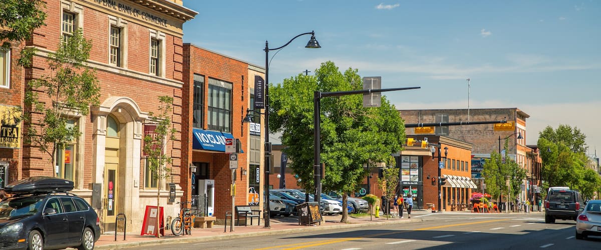 Inglewood which includes a small town or village