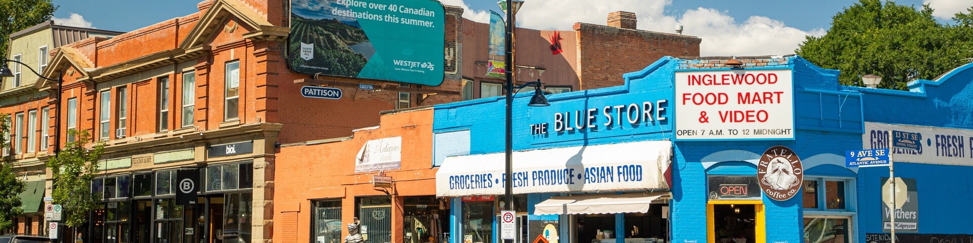 Inglewood which includes a small town or village