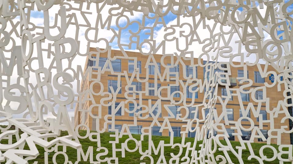 John and Mary Pappajohn Sculpture Park featuring outdoor art