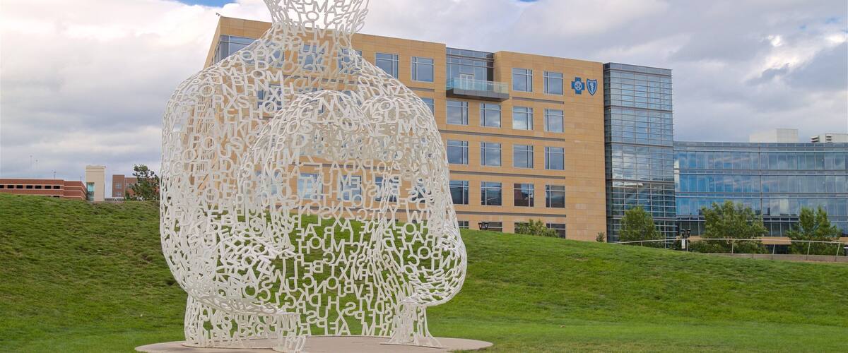 John and Mary Pappajohn Sculpture Park presenterar utomhuskonst och en park