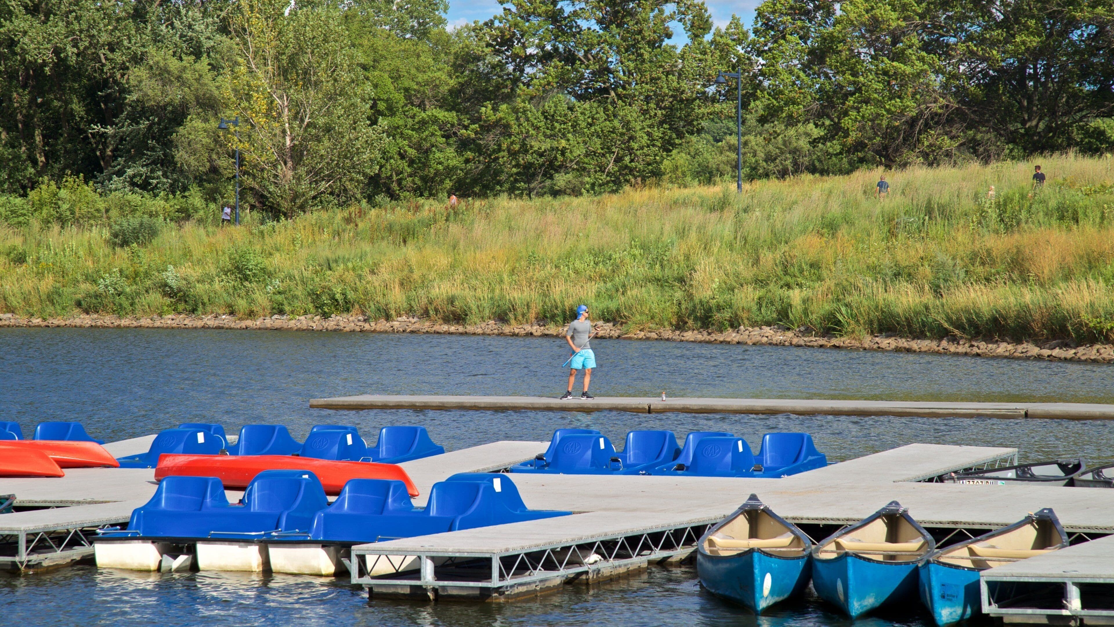Grays Lake featuring a lake or waterhole and fishing as well as an individual male