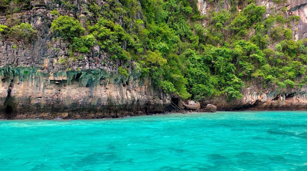 This is a beautiful cove in Koh Phi Phi