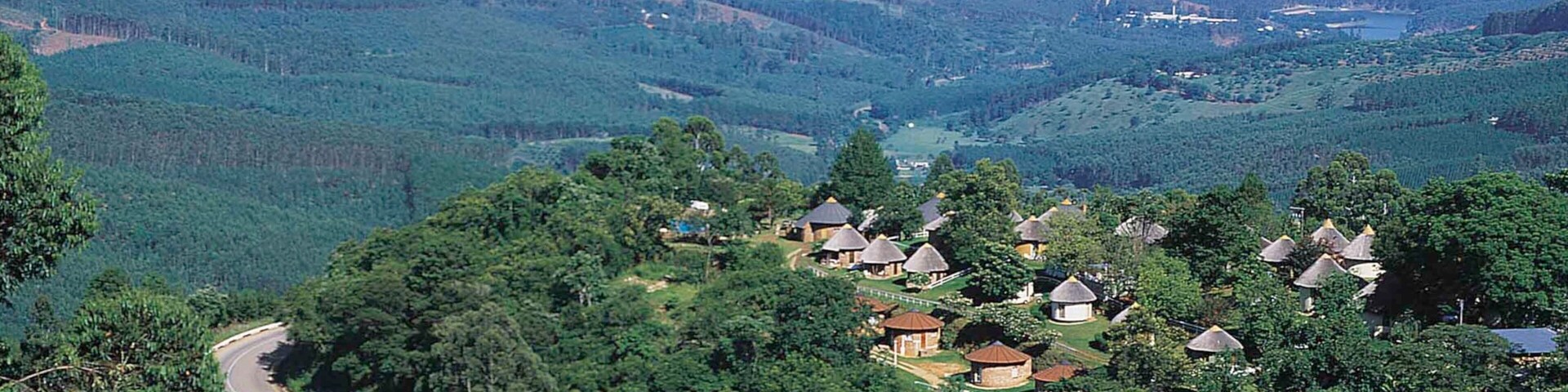 Magoebaskloof featuring a small town or village and landscape views