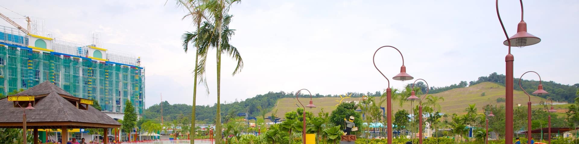 Johor Bahru featuring boating, a pond and rides