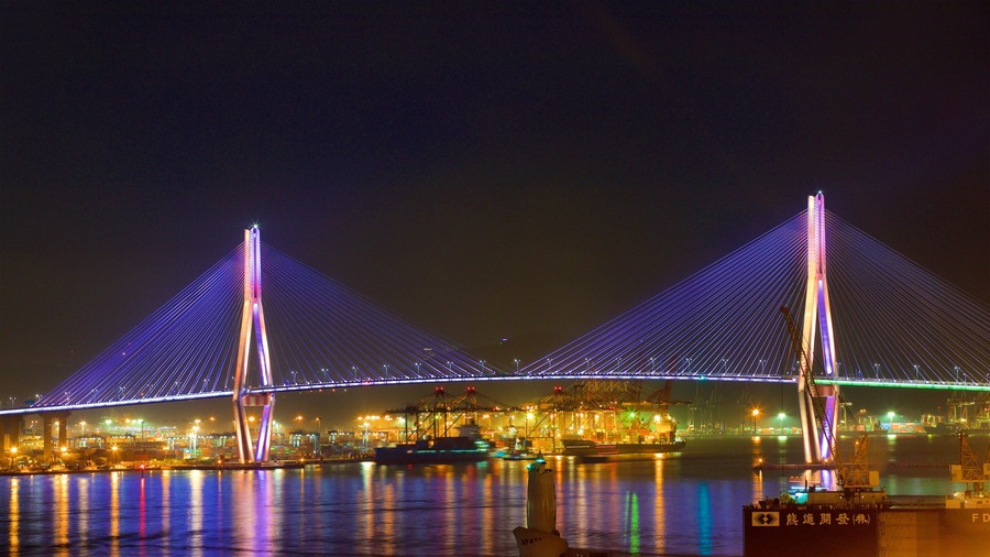 Jung District which includes a city, a river or creek and a bridge