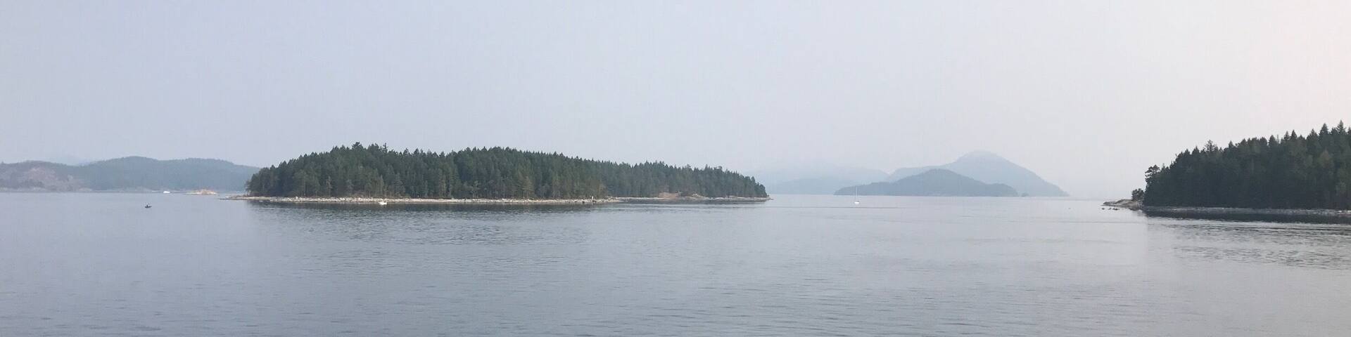 I have no money, no resources, no hopes. I am the happiest man alive.
- Henry Miller
Leaving Cortes Island. I feel shrouded in mist but happy. The trip has mostly been a success. Coming back to Cortes with a group of Chinese parents and students was hard to pull off but extremely rewarding.