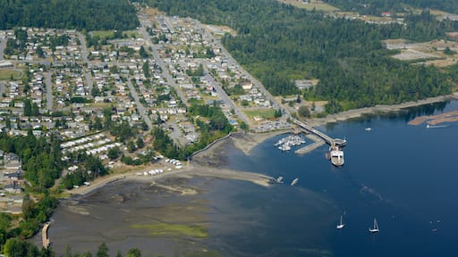 Aerial photograph of Crofton, Vancouver Island, British Columbia, Canada.
