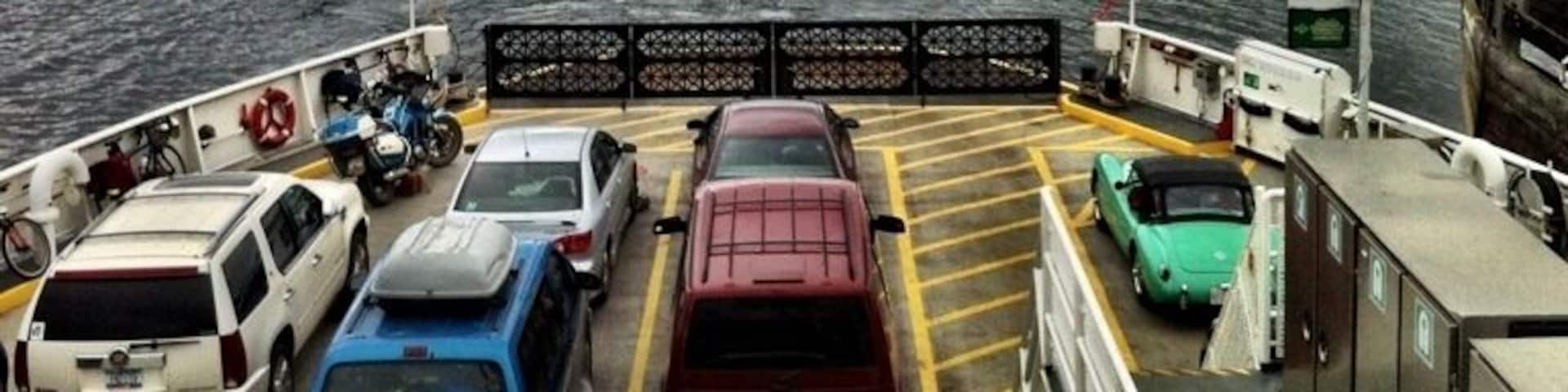 On the ferry from Salt Spring to Crofton.