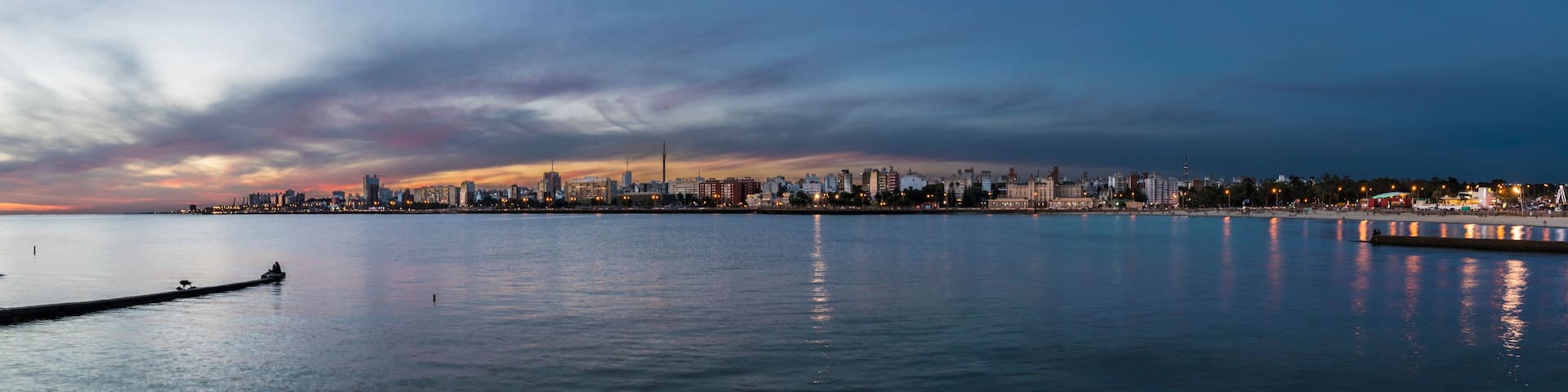 Montevideo, the Uruguay capital, has an amazing coastal path to enjoy during the sunset with great views over the old city
