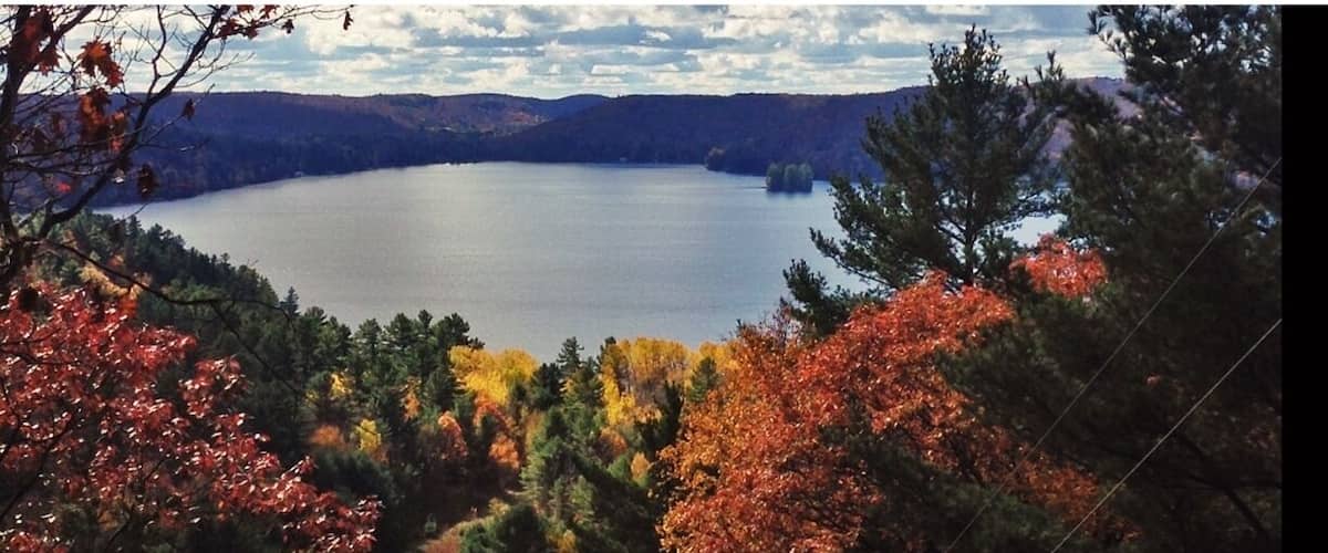 Came up to the cottage one last time to view the fall colours from the lookout tower. What a great day it turned out to be.
