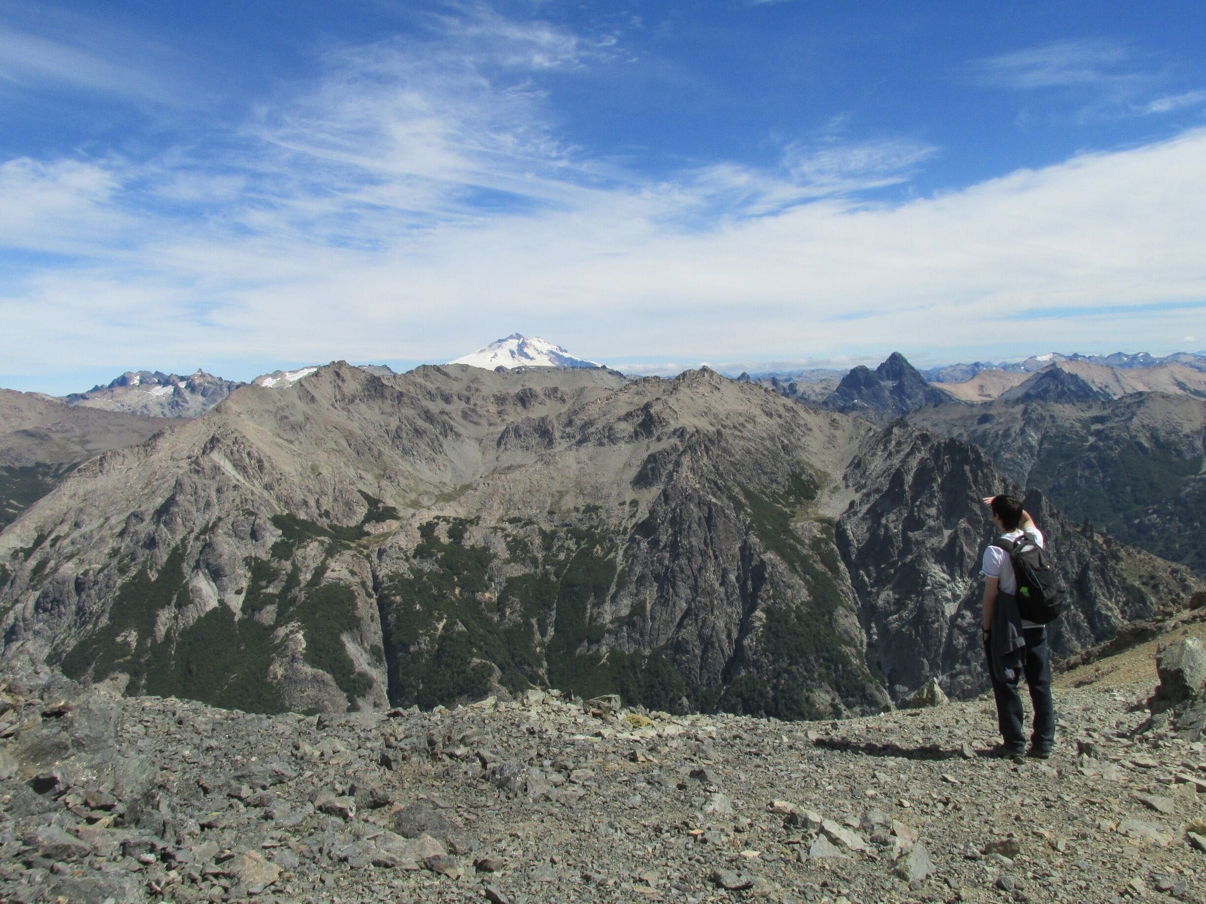 Vista del cerro Tronador