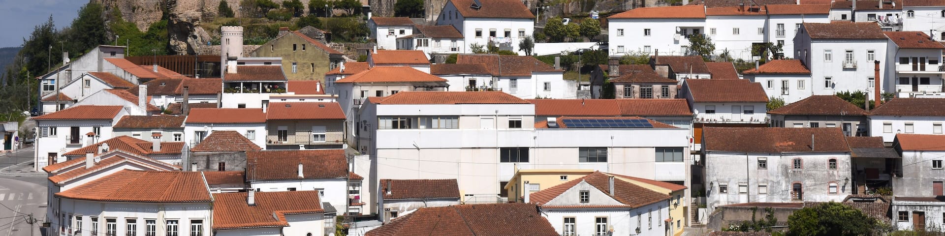 Castle and village of Penela, Beiras region, Portugal