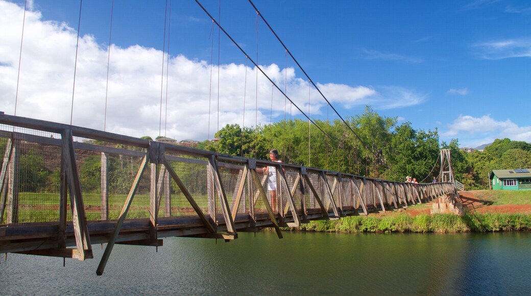 Swinging Bridge qui includes passerelle ou pont suspendu