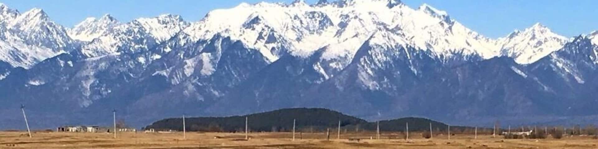 The Sayan Mountains are a mountain range in southern Siberia, Russia and northern Mongolia and appear endless as you drive along the Tunka Valley. #Mountains #Outdoor