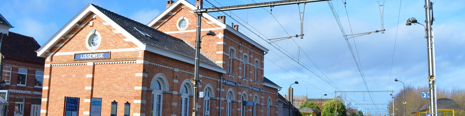 lissewege train station in belgium.
