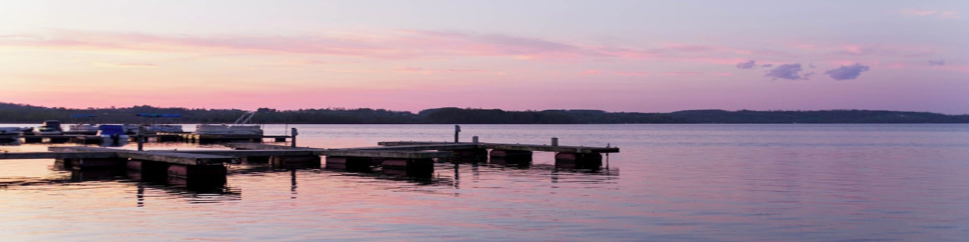 On the little dock behind the LCBO, right beside the park.