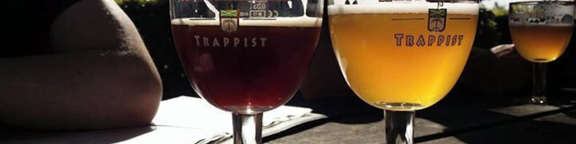 Sunny evening at In de Vrede to try Westvleteren 12...claimed to be one of the best beers in the world! Made by Trappist monks, they only make enough to ensure their way of life so you can't buy it to take away, you can only drink it on site. They also produce a medium and a blonde beer. The beers are vegan-friendly :)