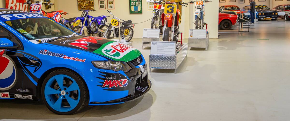 National Motor Racing Museum showing interior views