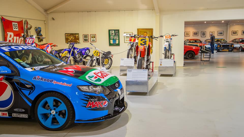 National Motor Racing Museum showing interior views