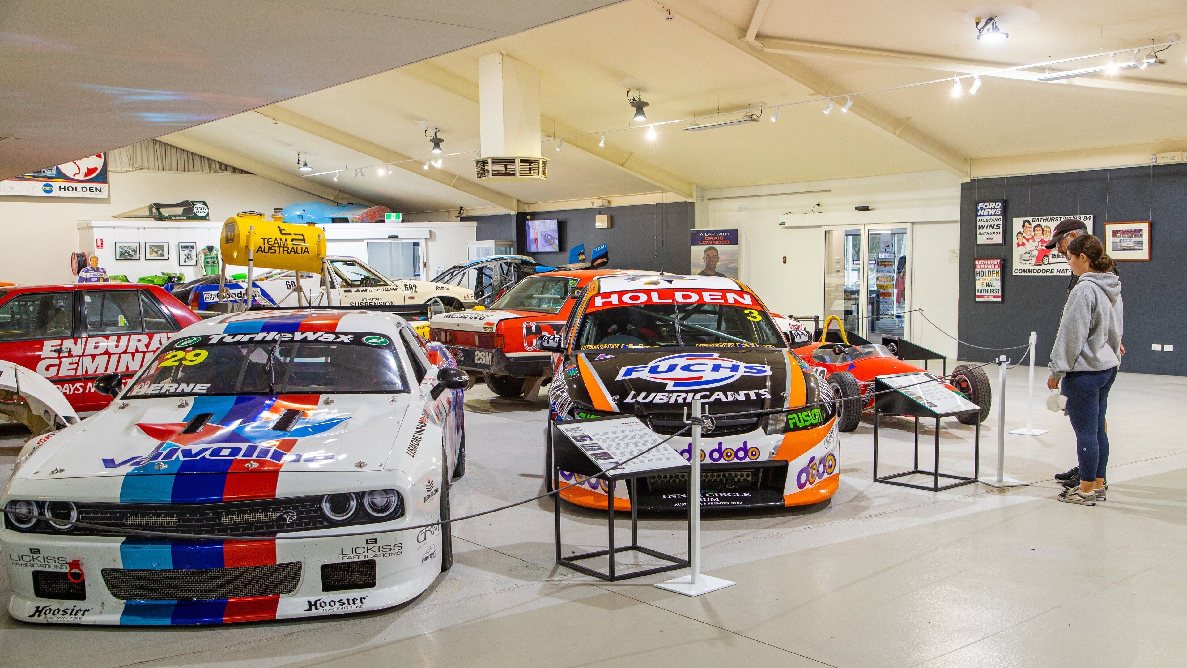 National Motor Racing Museum showing interior views as well as a couple