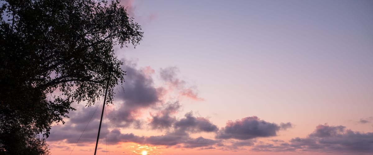 A Very Promising Sunrise Over Lake Simcoe Cottage Country