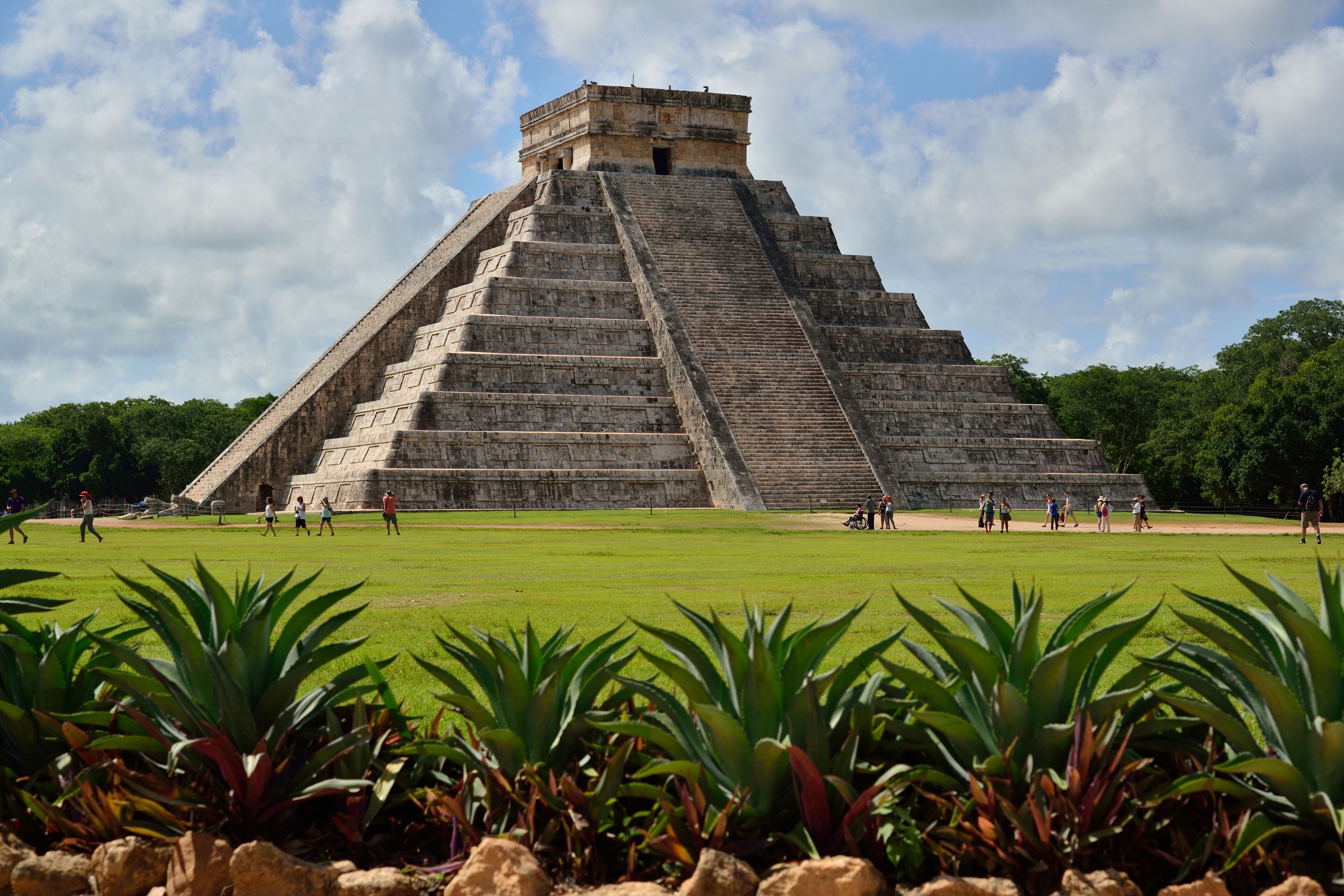 Il tempio Maya dedicato a Kukulkan.