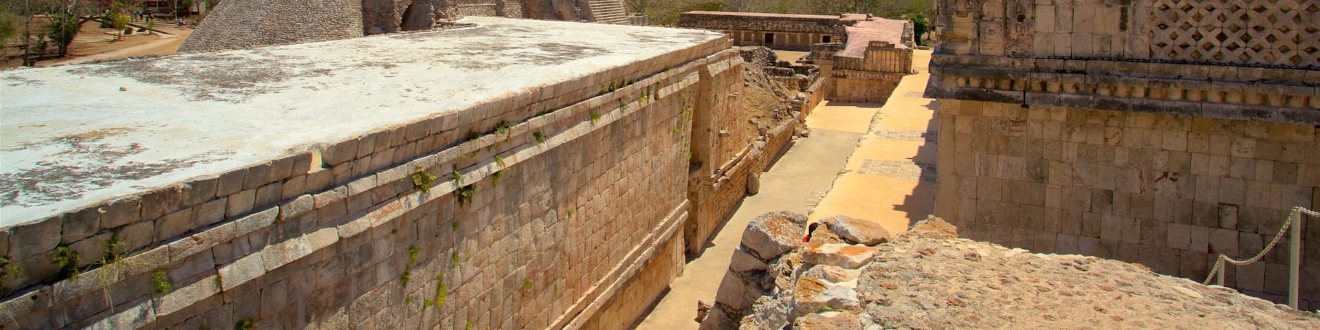 Pyramid of the Magician featuring heritage architecture