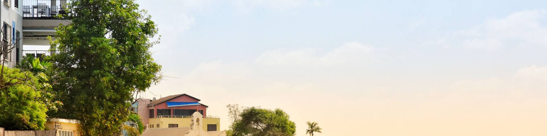 Scenic view of St. Lawrence Bay in Christ Church, Barbados