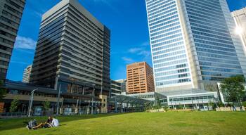 Beltline which includes a city, a high rise building and a garden