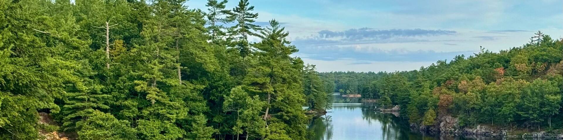 Severn River in Muskoka Ontario Canada