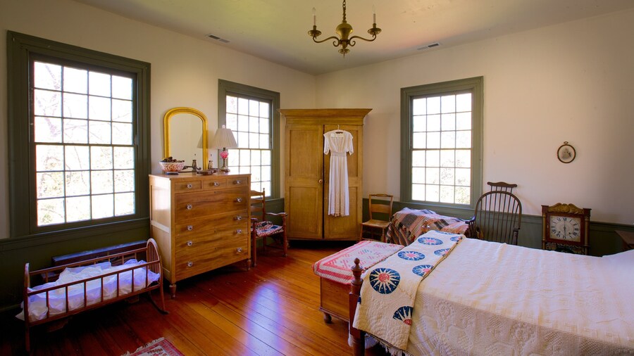 Poplar Hill Mansion featuring a house and interior views