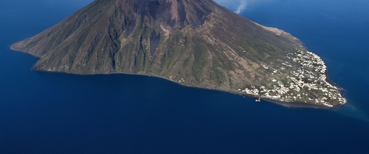 stromboli volcano, Sicily, Italy, Europe