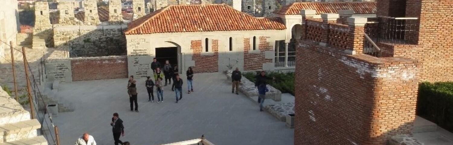 View from the Rabati Fortress in Akhaltsikhe, Georgia.
Newly renovated in 2012 - it features sweeping views of the city of Akhaltsikhe.
This is about 20 kilometers from the Georgian border with Turkey.