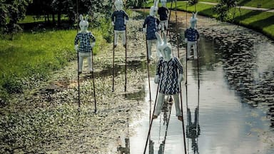 Some arty deco in the city of Šilutė (formerly known as Heydekrug).