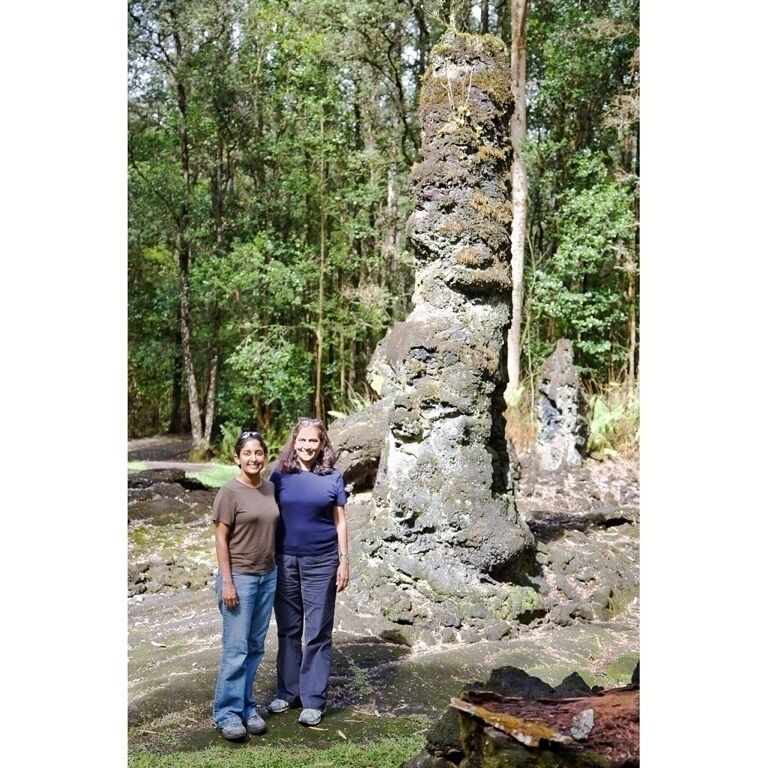 Some of the "lava  trees" here stand 15ft tall.  Take the easy .7mi loop to enjoyed this well maintained park, and bring a snack to enjoy at the picnic tables.