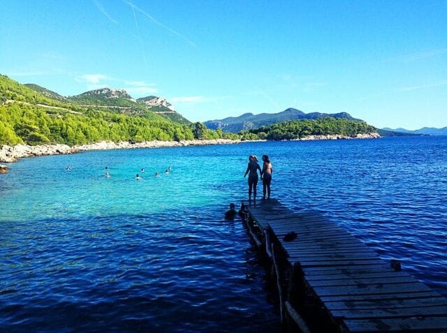 Not sure how we got here or what it was even called, but had this little secluded beach to ourselves in Trstenik. Absolutely gorgeous!