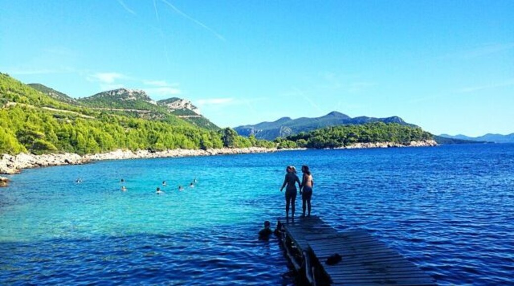 Not sure how we got here or what it was even called, but had this little secluded beach to ourselves in Trstenik. Absolutely gorgeous!